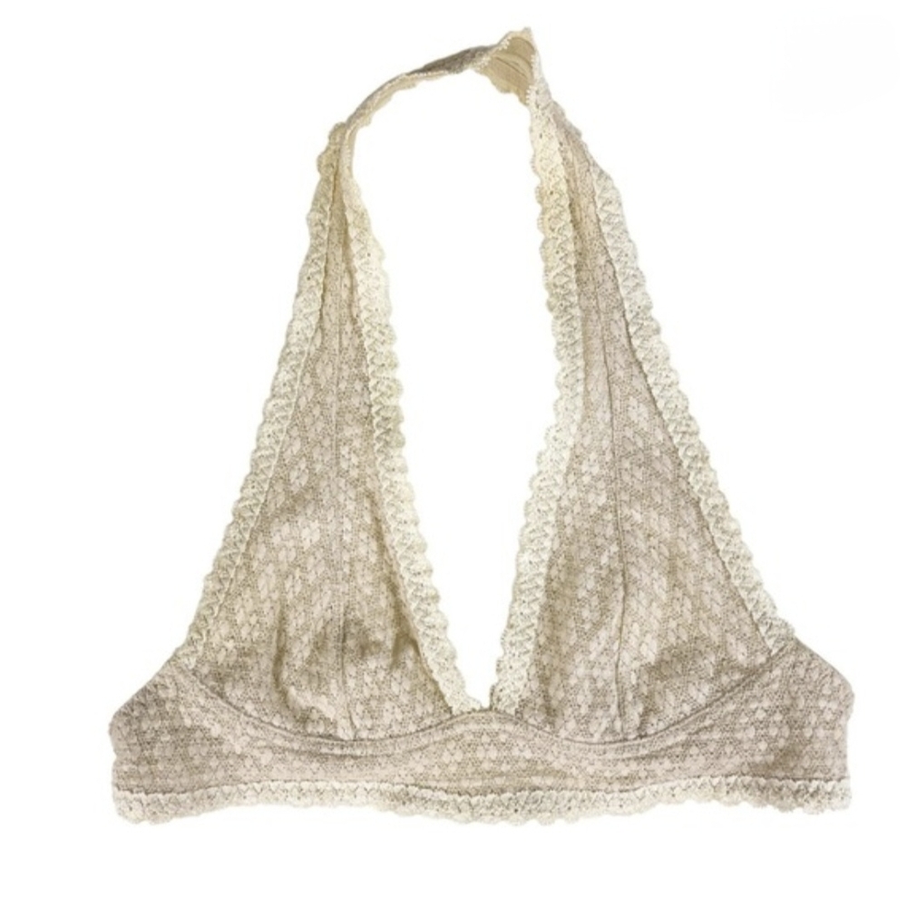 Intimately Free People Lace Halter Bralette  (XS)